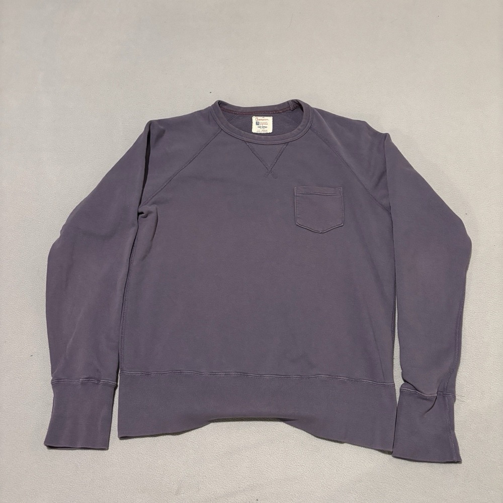 Champion x Todd Snyder Crewneck Pullover Sweatshirt Mens Medium Purple Vintage